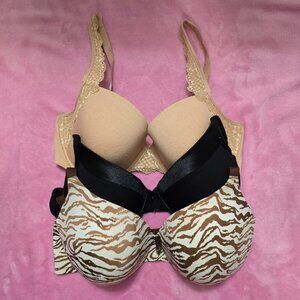 3 pairs of 36DD bra bundle (paramour, modern movement, and unknown)